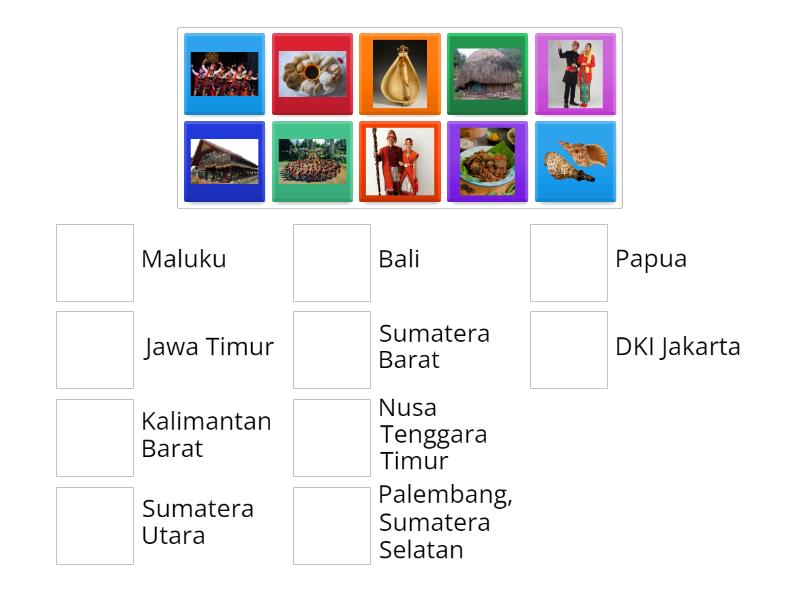 Puzzle Keragaman Budaya Di Indonesia Match Up