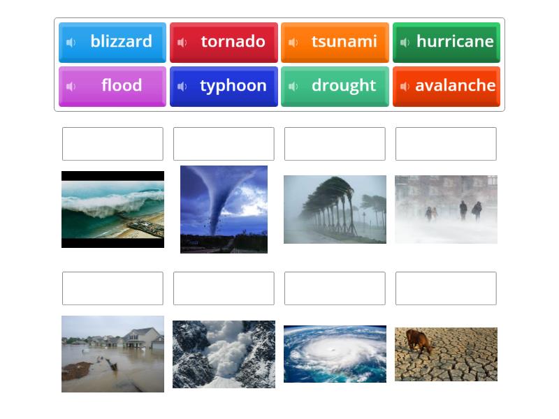Extreme weather - Match up