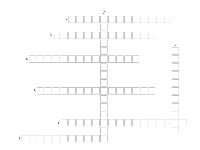 Forms of energy crossword