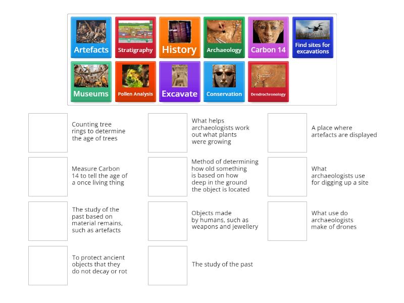 Archaeology (Key Terms) Match up