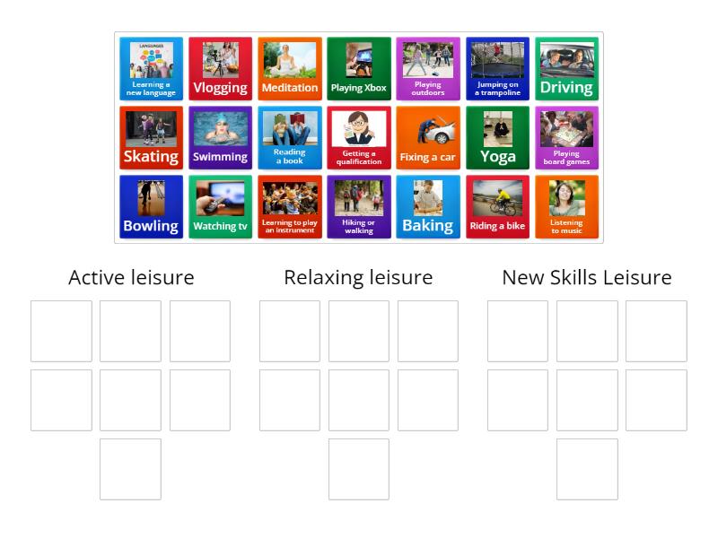 types-of-leisure-activities-group-sort
