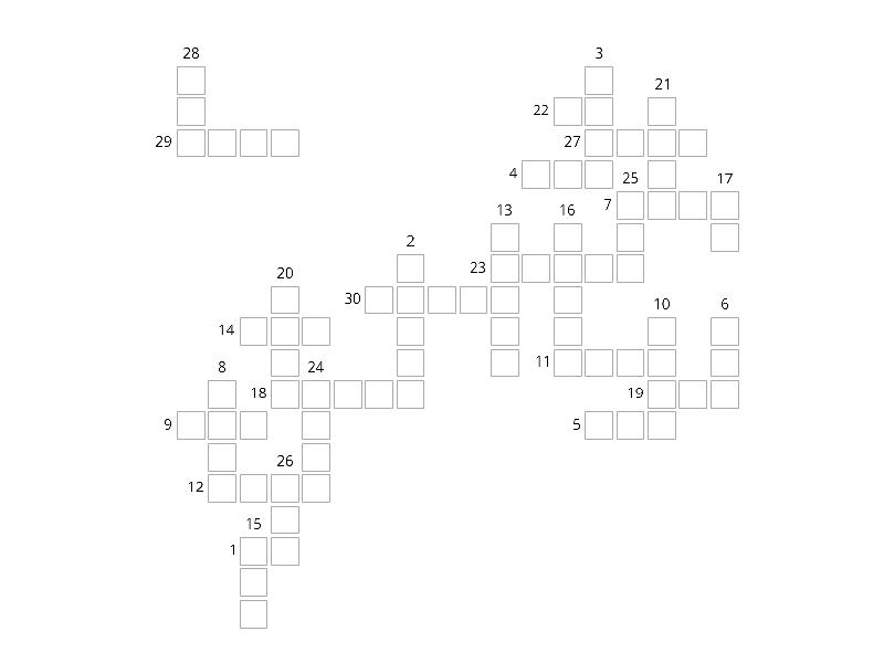 Czasowniki Nieregularne 1 Czesc Kl 7 Sprawdzian czasowniki nieregularne - Crossword
