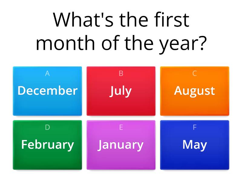 months-of-the-year-quiz