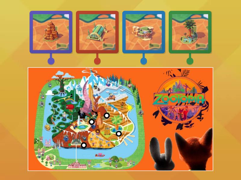 ZOOTOPIA - Labelled diagram