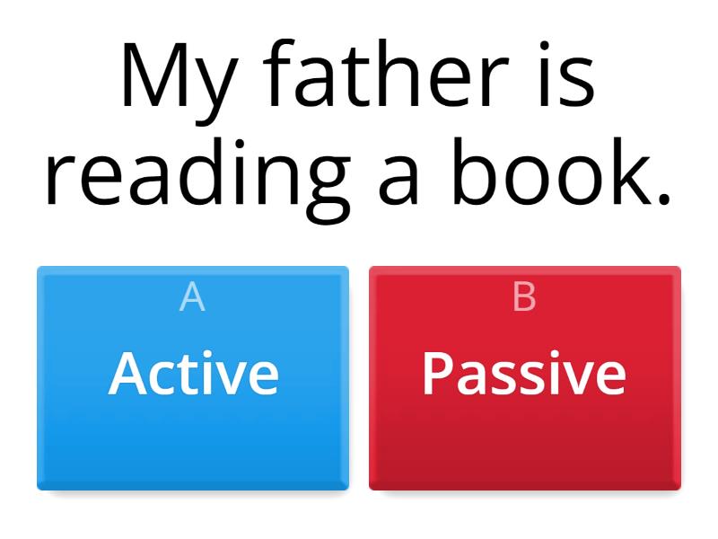 Active Voice And Passive Voice - Quiz