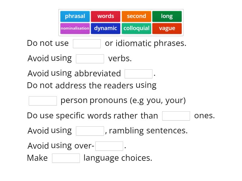 Another checklist for report writing - Missing word