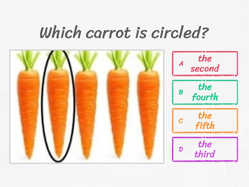 Ordinal Numbers - Cuestionario