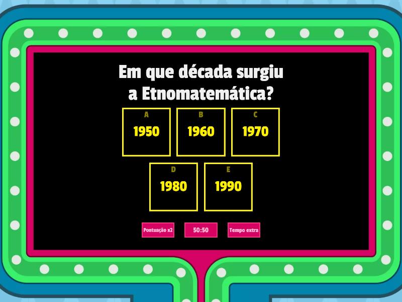 A Etnomatemática Como Uma Perspectiva Teórico-metodológica Para O ...