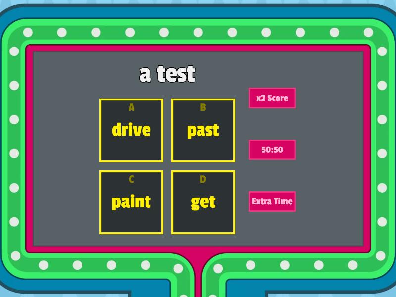 Collocations game - Gameshow quiz