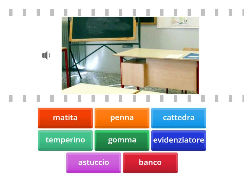 Gli Oggetti Della Classe Find The Match