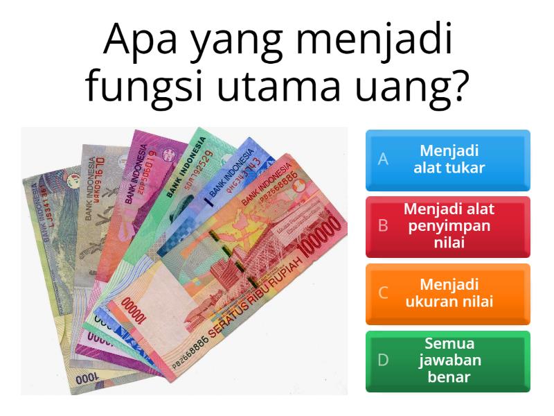 IPAS (Awal Mula Uang Dan Fungsinya) - Kuis