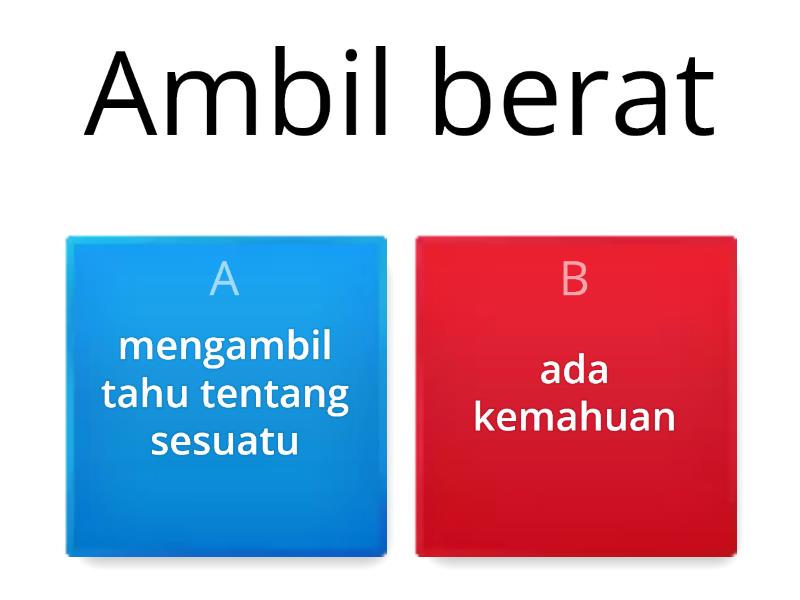 Peribahasa Darjah 4- Berikan Maknanya - Quiz