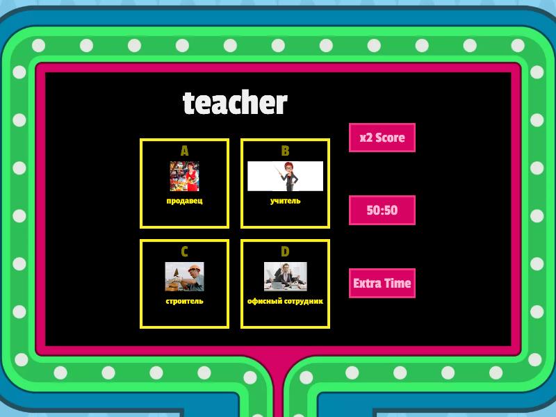 GoGetter 2 Unit 6 Jobs Cards - Gameshow quiz