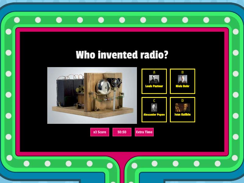 Means of communication gameshow quiz