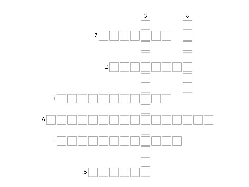 Unitarios Y Federales Crossword