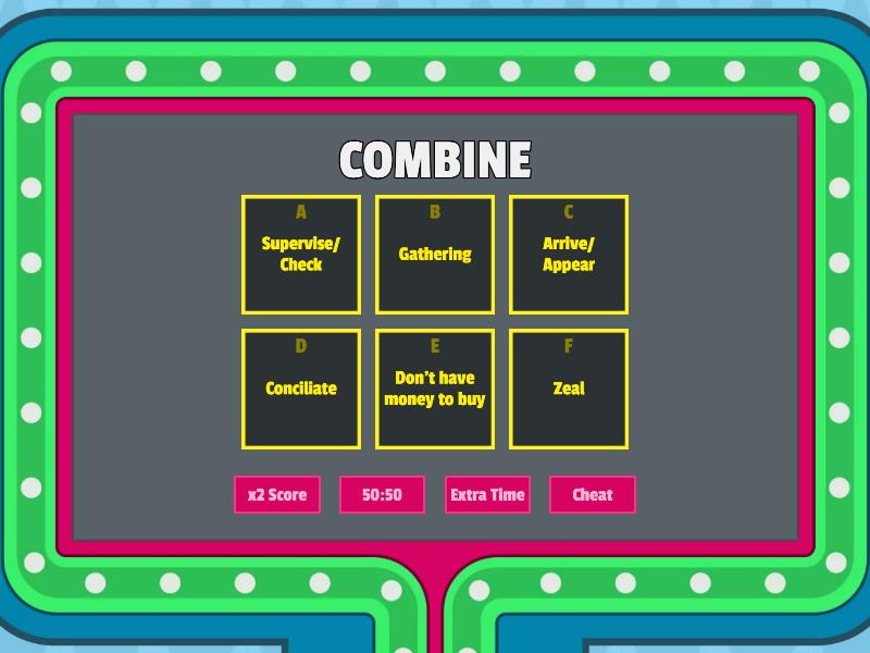 SYNONYMS exercises Concurso de preguntas