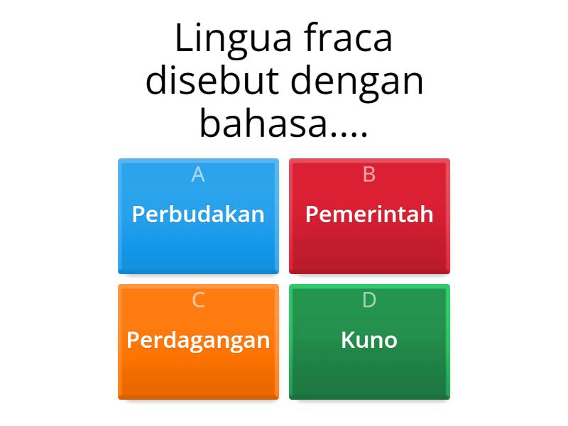 Bahasa Indonesia Quiz