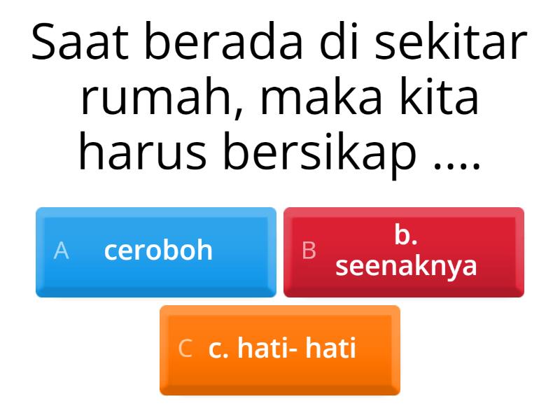 Sumatif Harian B.Indonesia Grade 1 - Quiz