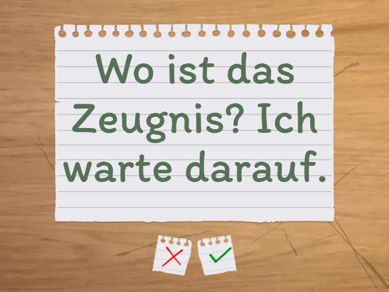 Relativsätze Nominativ, Akkusativ und Dativ mit und ohne Präpositionen แฟลชการ์ด
