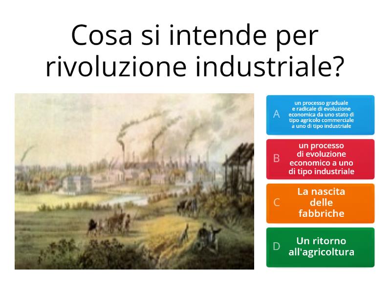 LA RIVOLUZIONE INDUSTRIALE - Quiz