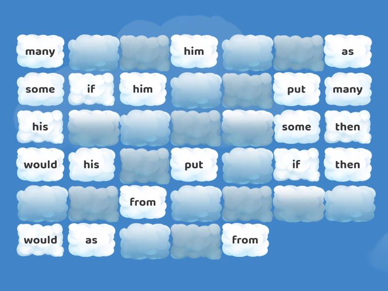 ARC 2G power words - Matching pairs