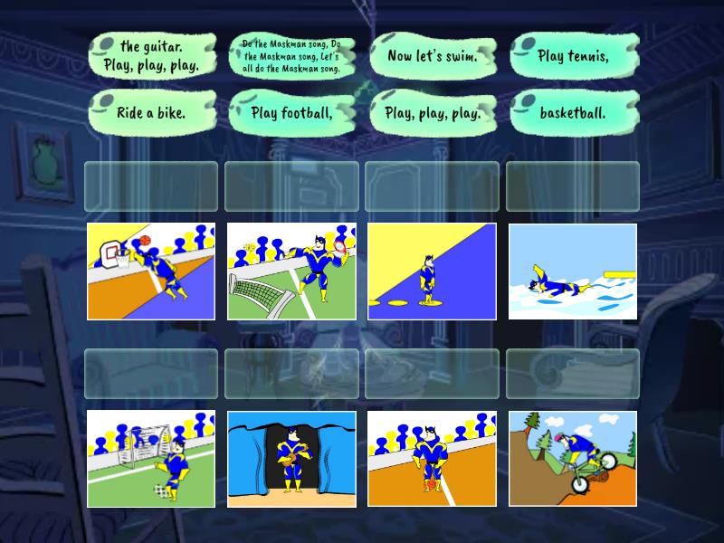 Kid's Box 1 Unit 9 - Match up