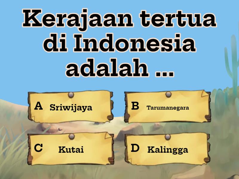 Kerajaan Bercorak Hindu Di Indonesia - Quiz