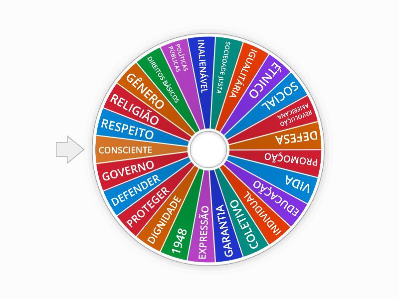 DIREITOS HUMANOS - Spin the wheel