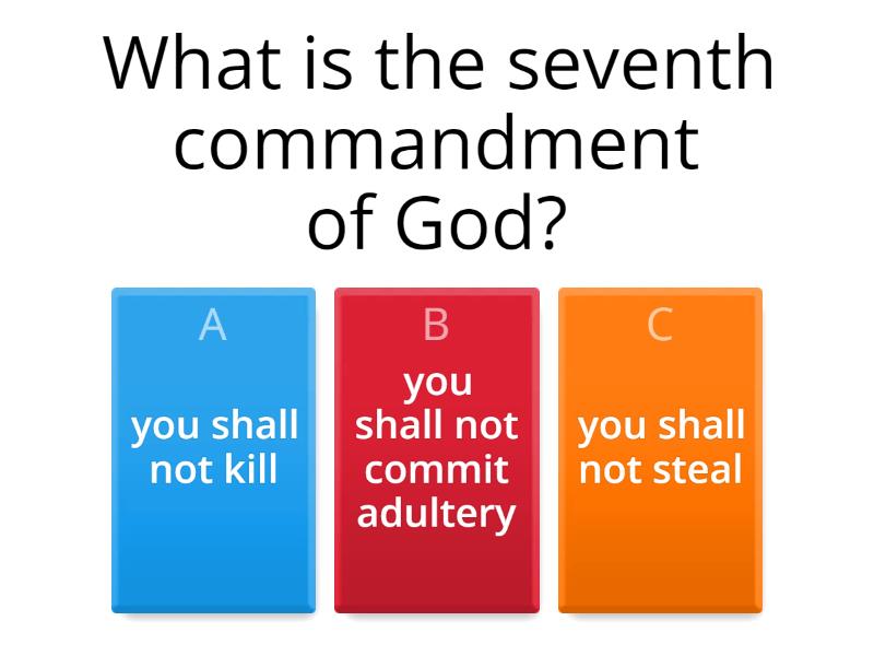 10 commandments gcse