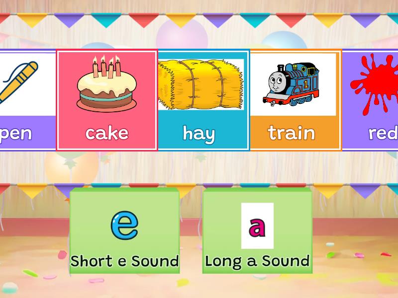 Vowel sounds - Speed sorting