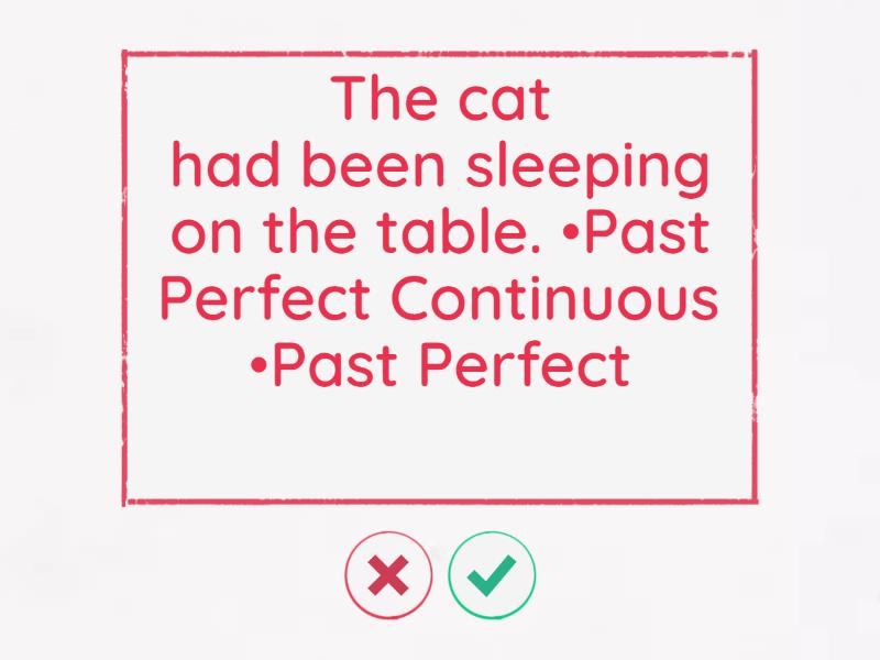 Past Perfect/Past Perfect Continuous - Tarjetas flash