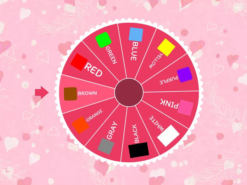 COLORS - I SPY WITH MY LITTLE EYE SOMETHING... OR - Random wheel