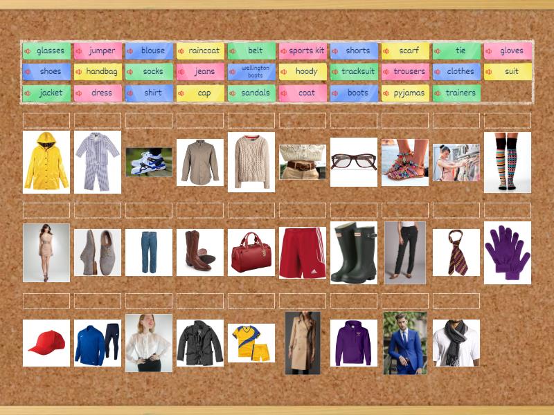 Clothes & accessories - Match up