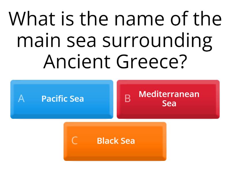 Ancient Greece Geography Quiz