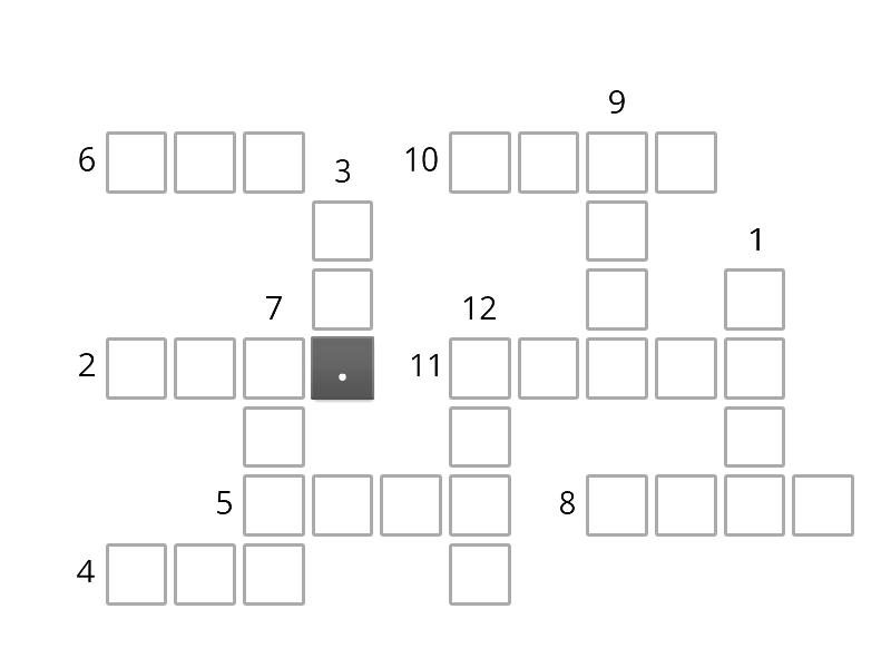 Snapdragon's Sight Words 2 Crossword