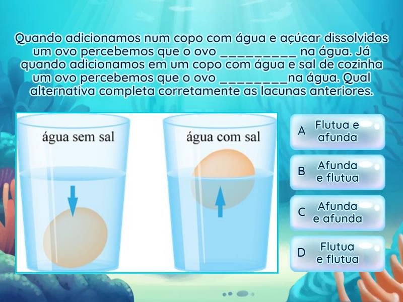 HIDROSTÁTICA :DENSIDADE E PRESSÃO ( ATIVIDADE AVALIATIVA, 4º BIM ...