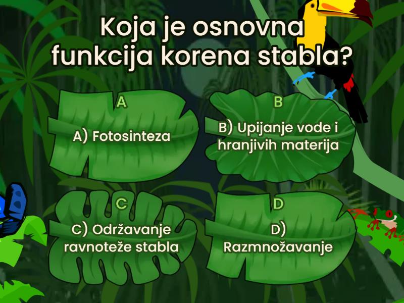 Biologija Vll-2 - Quiz