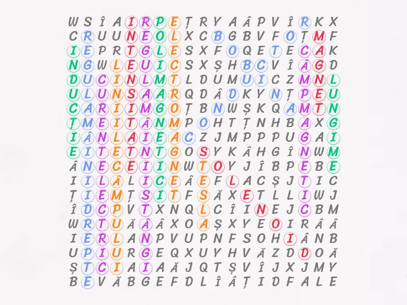 WordWall rebus - Wordsearch