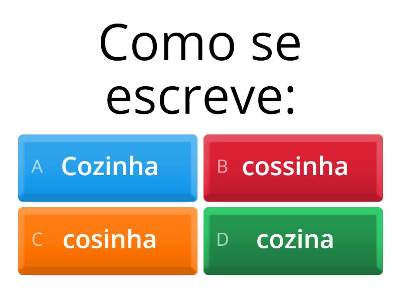 Sem Como se escreve - Quiz