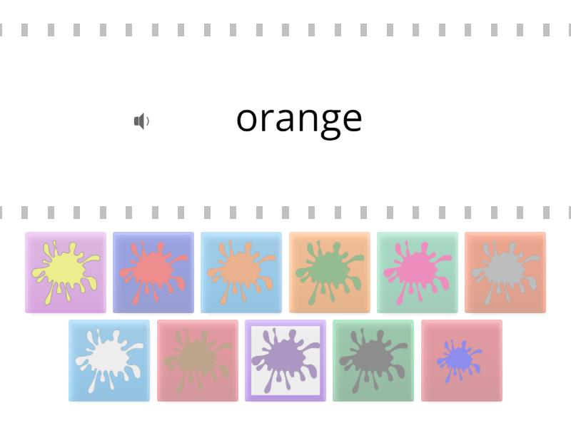 Colors - Find the match