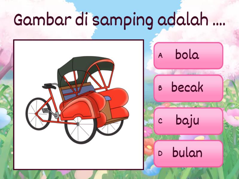 Soal Bahasa Indonesia Mengenal Bunyi - Quiz