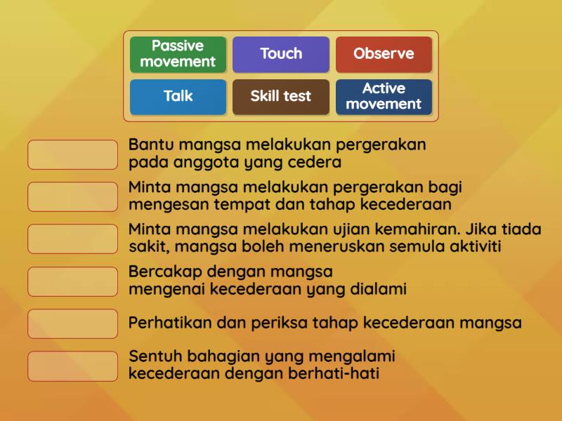 PK Unit 3 - Prosedur T.O.T.A.P.S - Match up