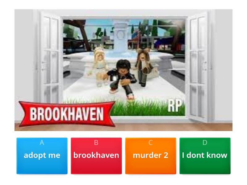 Guess the roblox game quiz