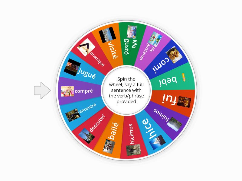 GL - Preterite practice - Random wheel