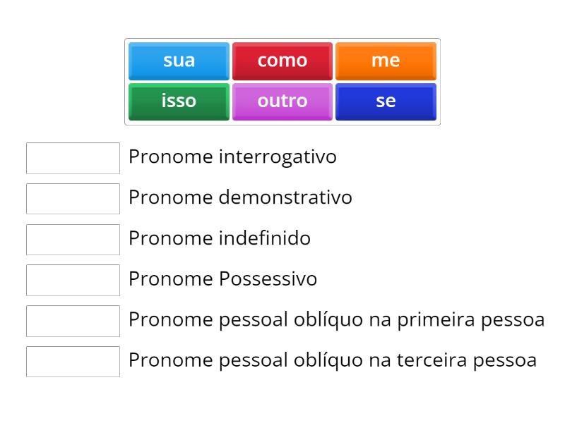 Pronomes - Match up