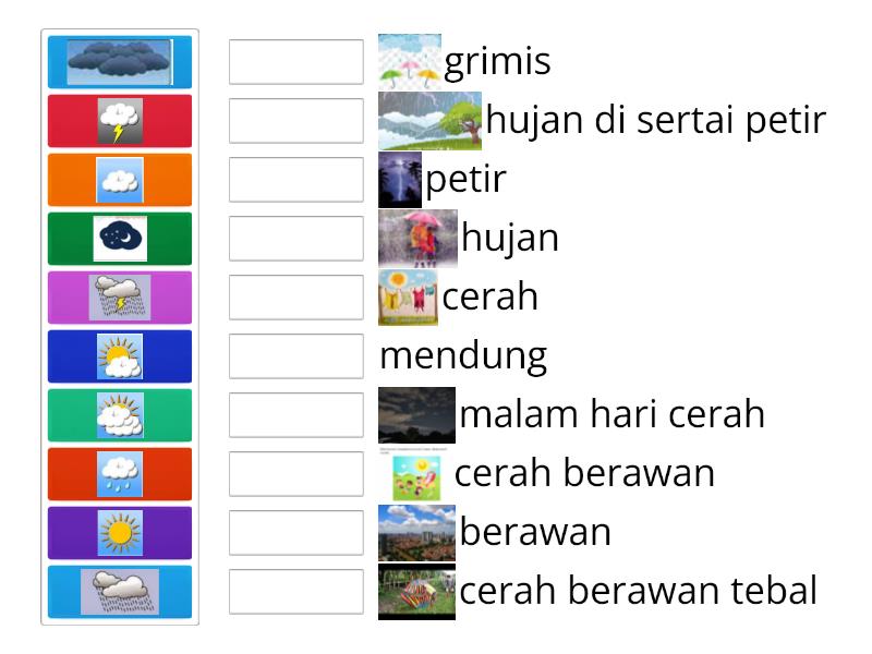 Pasangkan Gambar Dan Keterangannya - Match Up