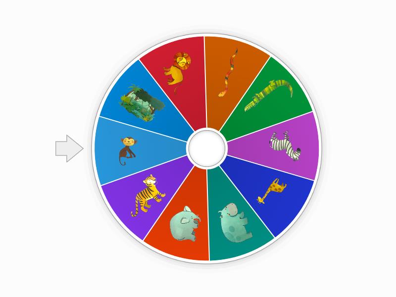JUNGLE ANIMALS ROULETTE - Rueda aleatoria