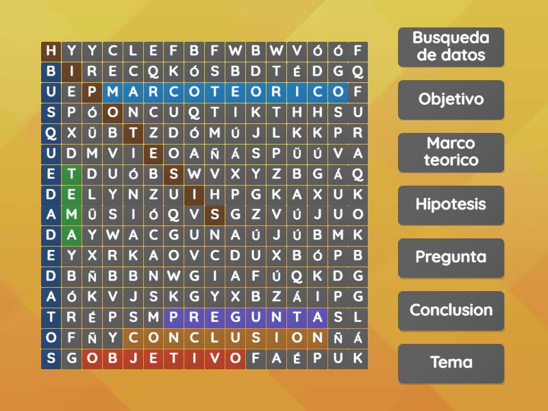 Método Científico Sopa De Letras 4810