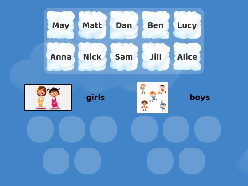 names - Group sort