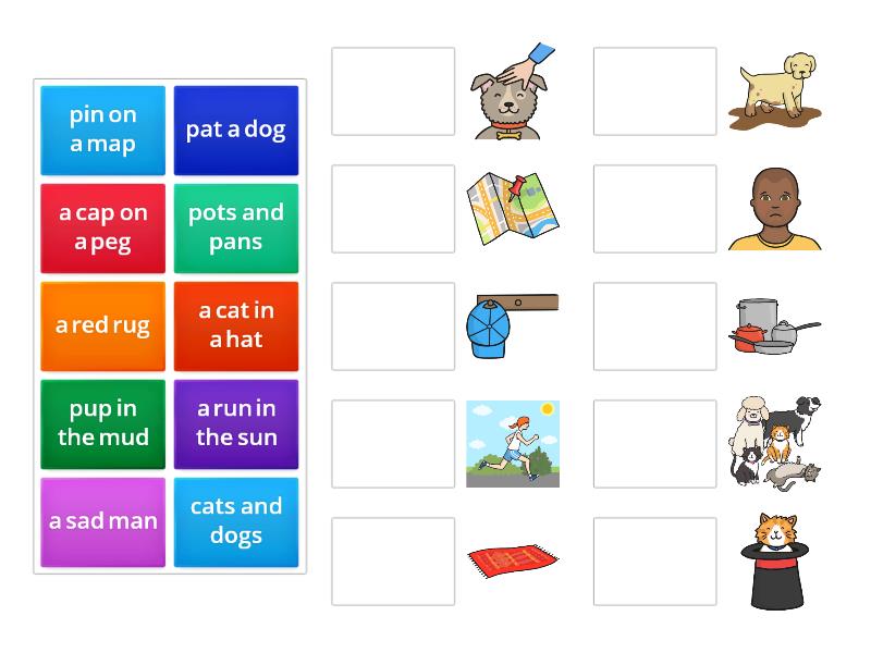 CVC words and captions - Match up